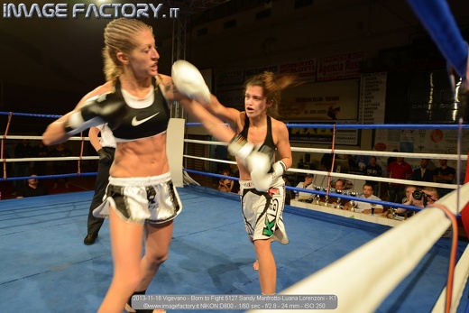 2013-11-16 Vigevano - Born to Fight 5127 Sandy Manfrotto-Luana Lorenzoni - K1